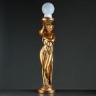 Лампа интерьерная "Девушка стоя" бронза, 22х22х100 см - Фото 1