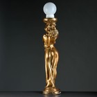Лампа интерьерная "Девушка стоя" бронза, 22х22х100 см - Фото 4