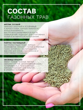 Газонная травосмесь "Гринкипер" "Спортивная", 10 кг