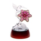 Сувенир "Колибри на цветке" свет 15х8х9 см - Фото 1