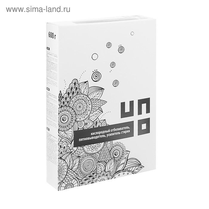 Отбеливатель Uno, порошок, для белых и цветных тканей, 600 г - Фото 1