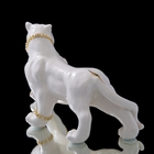 Сувенир "Белая пантера с ожерельем из страз" 32х14х20 см - Фото 2