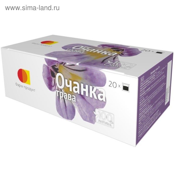 Фиточай травяной  «Очанка», 20 фильтр-пакетов по 1,5 г. - Фото 1