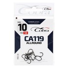 Крючки Cobra ALLROUND, серия CA119, № 10, 10 шт. - Фото 1