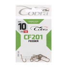Крючки Cobra FEEDER, серия CF201, № 10, 10 шт. - фото 318195750