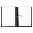 Папка «Курсовая работа» А4, бумвинил, гребешки/сутаж, без бумаги, цвет чёрный (вместимость до 150 листов) - Фото 4