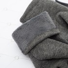 Перчатки с бахромой женские MINAKU, размер 18, цвет серый - Фото 3