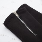 Перчатки с молнией женские MINAKU, размер 18, цвет чёрный - Фото 2