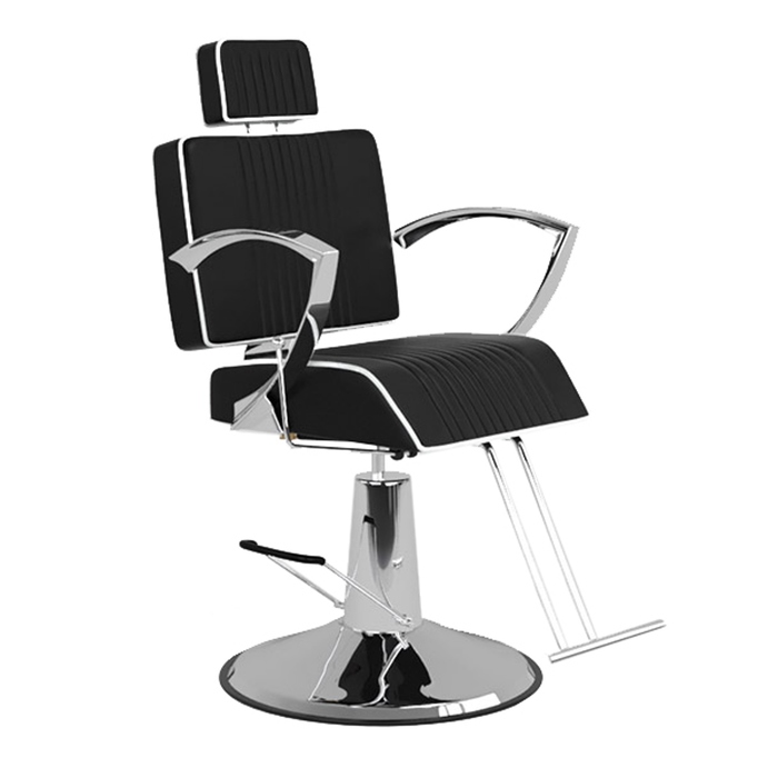 Парикмахерское кресло MANZANO (гидравлика), Don Bandito 72, цвет чёрный - фото 1907006545