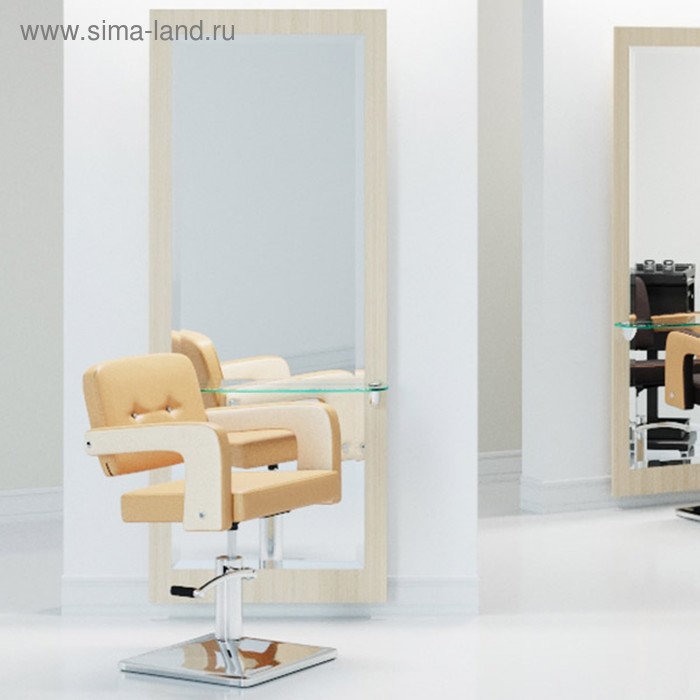 Зеркало парикмахерское, Solus, цвет ванила - Фото 1