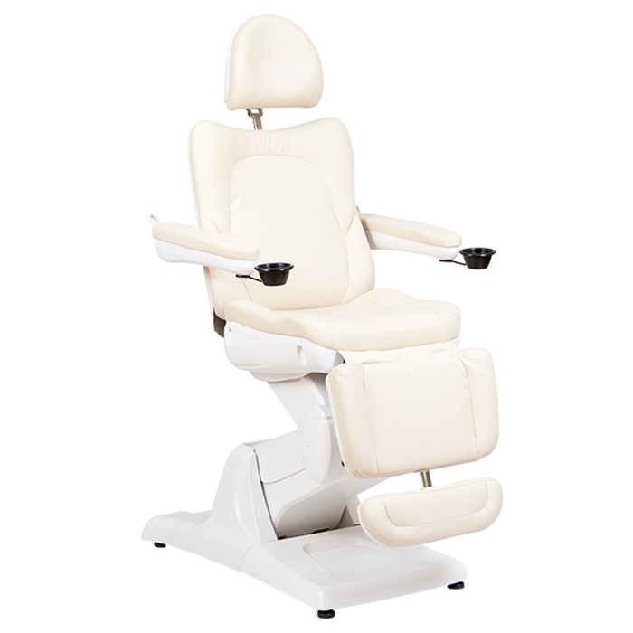 Косметологическое кресло SD-3870А, 3 мотора, цвет слоновая кость - фото 1883451838