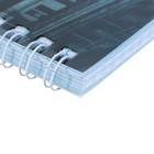 Тетрадь 80 листов в клетку на гребне "Города", обложка мелованный картон, глянцевая ламинация, МИКС - фото 20937197