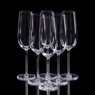 Набор бокалов для шампанского "Классик", 6 шт, 210 мл, 14 × 21,5 × 22,8 см - Фото 1