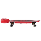 Скейтборд с эффектом дыма 68х20 см, колёса световые PU 60х45 мм, ABEC 7, цвет красный - Фото 2