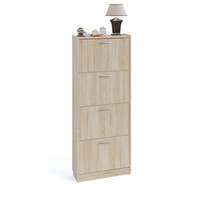 Обувница закрытая «СОКОЛ. ТО-24», 600×220×1500 мм, цвет дуб сонома