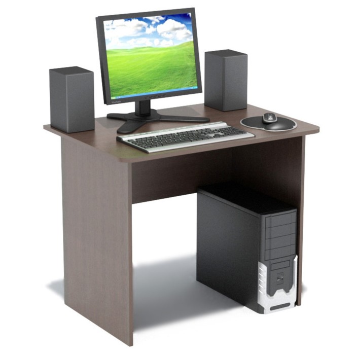 Компьютерный стол, 900 × 600 × 740 мм, цвет венге