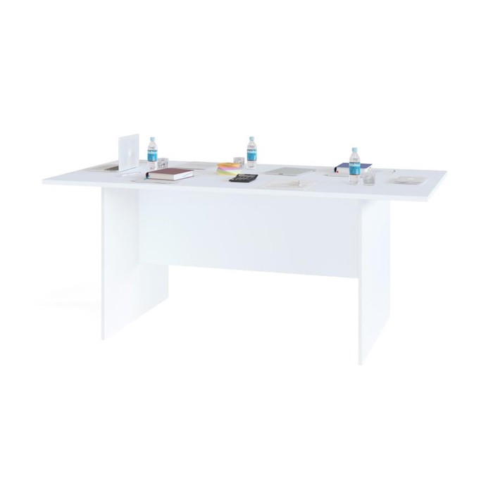 Стол для переговоров, 1800 × 900 × 750 мм, цвет белый