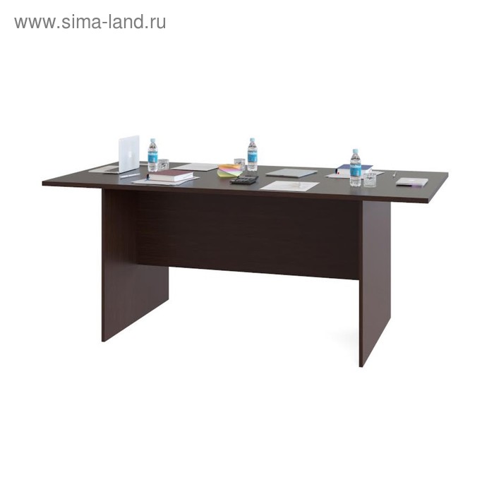 Стол для переговоров, 1800 × 900 × 750 мм, цвет венге