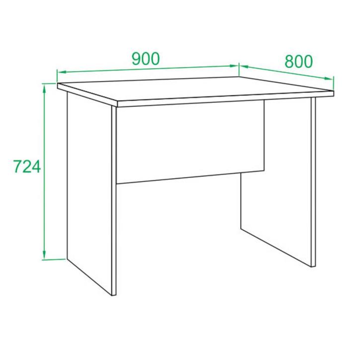 Стол для переговоров, 900 × 800 × 724 мм, цвет белый
