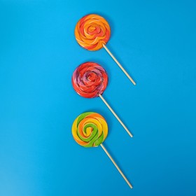 Леденцовая карамель на палочке Dendy Candy «Карусель», микс, 30 г (комплект 30 шт)