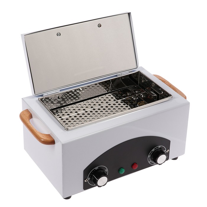 Стерилизатор Luazon LGS-04, для маникюрных инструментов, 300 Вт, до 200°C, белый - фото 1909938138