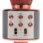 Микрофон для караоке Luazon LZZ-56, WS-858, 1800 мАч, розовый 3916279 - фото 16147841