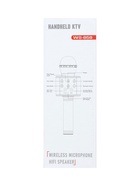 Микрофон для караоке Luazon LZZ-56, WS-858, 1800 мАч, жёлтый - Фото 2