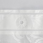 Штора для ванны Доляна «Цветы 3D», 180×180 см, EVA, цвет белый - Фото 3
