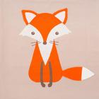 Плед вязаный детский «Крошка Я. Лисица», размер 90×90 см, оранжевый - Фото 3