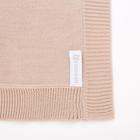 Плед вязаный детский «Крошка Я. Лисица», размер 90×90 см, оранжевый - Фото 4