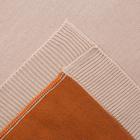 Плед вязаный детский «Крошка Я. Лисица», размер 90×90 см, оранжевый - Фото 5