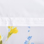 Штора портьерная Этель "Акварель" цв.синий, 145*265см, пл. 210 г/м2, 100 п/э - Фото 4