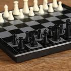 Настольная игра 3 в 1 "Классика": шахматы, шашки, нарды, магнитная доска 20 х 20 см - фото 3786212