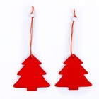 Елочные игрушки «Ёлочки», 2 шт. - Фото 3