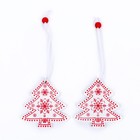 Елочные игрушки «Ёлочки», 2 шт. - Фото 3