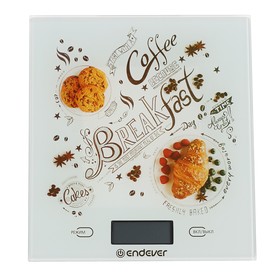

Весы кухонные Endever Chief-503, электронные, до 5 кг, белые