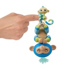 Интерактивная игрушка «Обезьянка Билли», с малышом, 12 см - Фото 3