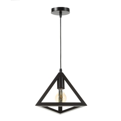 Светильник BayerLux Подвес «Треугольник» 1×40 Вт E27 черный 16×16×116 см