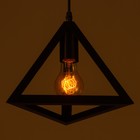 Светильник BayerLux Подвес «Треугольник» 1×40 Вт E27 черный 16×16×116 см - Фото 4