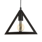 Светильник BayerLux Подвес «Треугольник» 1×40 Вт E27 черный 16×16×116 см - Фото 6