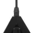 Светильник BayerLux Подвес «Треугольник» 1×40 Вт E27 черный 16×16×116 см - Фото 7