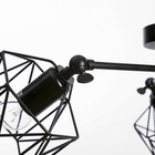 Люстра "Сеть" 3х40Вт Е27 черный 64х64х34 см - Фото 4