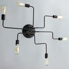 Люстра «Линии» 6×40 Вт Е27 черный 80×65×18 см BayerLux - Фото 4