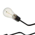 Люстра «Линии» 6×40 Вт Е27 черный 80×65×18 см BayerLux - Фото 5