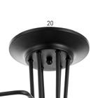 Люстра «Линии» 6×40 Вт Е27 черный 80×65×18 см BayerLux - Фото 6