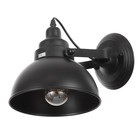Бра «Вента» 1×40 Вт Е27 20×31×21.5 см чёрный - Фото 4