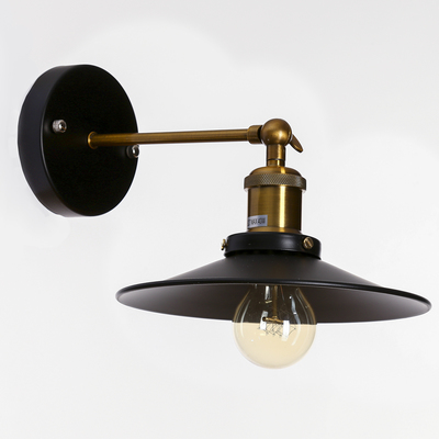 Светильник Бра «Матано», 1×40 Вт, Е27, чёрный, 22×22×25 см