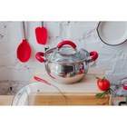 Кастрюля из нержавеющей стали Доляна «Вернер», 1.9 л, d=16 см, с крышкой - Фото 11