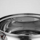 Кастрюля из нержавеющей стали Доляна «Вернер», 1.9 л, d=16 см, с крышкой - Фото 5