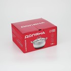 Кастрюля из нержавеющей стали Доляна «Вернер», 1.9 л, d=16 см, с крышкой - Фото 8